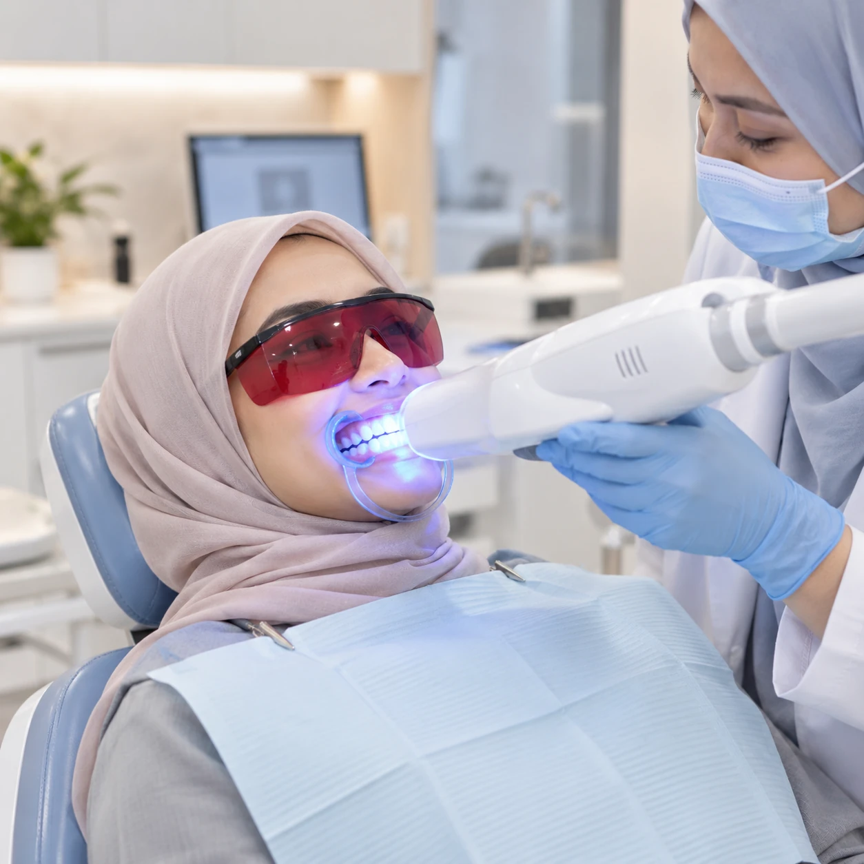Teeth whitening procedure
